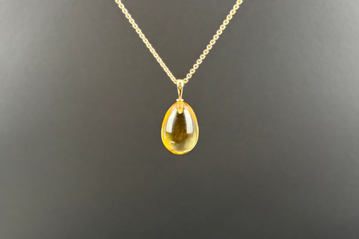 A Kozminsky 175th Birthday Citrine Pendant 
