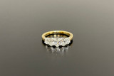 A Divine Oval Diamond Anniversary Ring
