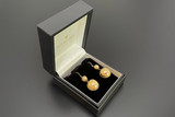 A Stylish Pair of Gold Drop Earrings