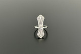A Radiant Art Deco Diamond Plaque Ring