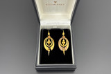 A Wonderful Pair of Etruscan Revival Gold Earrings