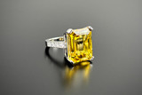 Heliodor and Diamond Cocktail Ring
