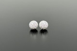 A Sublime Pair of Diamond Pavé Stud Earrings