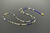 A Delicate Lapis Lazuli and Seed Pearl Necklace