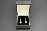 Etruscan Revival Style Gold Earrings
