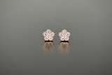 Diamond Cluster Earrings (RG)