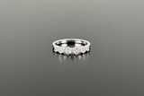 Diamond Half Eternity Ring in 18ct white gold
