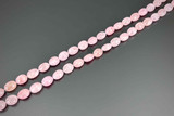 Pink morganite bead necklace