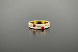 Ruby and Diamond Band (YG)

