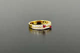 Ruby and Diamond Band (YG)
