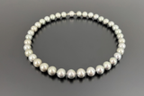 A Fabulous Strand of Silver Tahitian Pearls