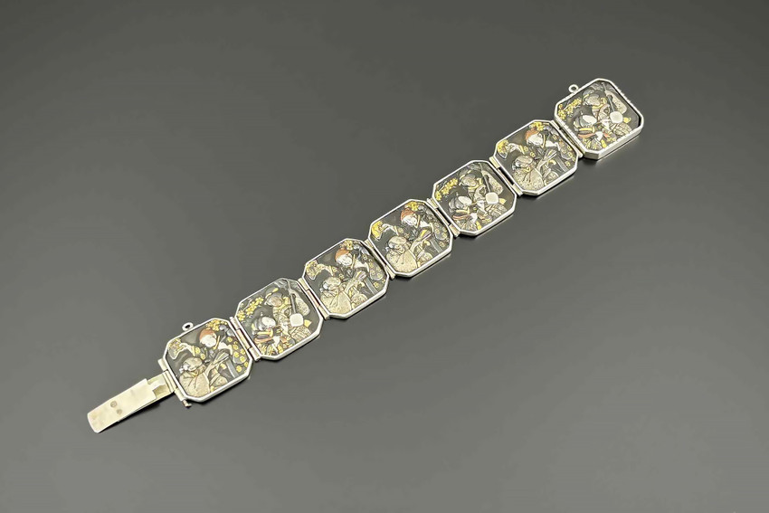 Antique Shakudo Bracelet
