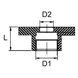 Body Test Coupling Adaptor - 891/650/071/4