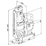 Holemaker Special 60 Magnetic Base Drill 1500W/2 Speed - HMSPECIAL60