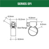 Fuel Inject Clamp 14 - 22mm - EFI006