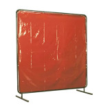 Strata Welding Screen c/w Frame 1800x1800 - Orange - NWWS18-O