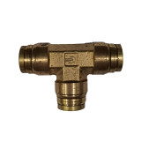 Brass Push-In Union Tee - 64IM