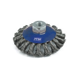 ITM Twist Knot Bevel Brush Steel 100mm - TM7002-110