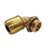 Sirit Brass Swivel Stud Male Elbow 90° 15mm x M22 - 69SME15/22X1.5