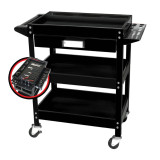 ProEquip 3-Shelf Steel Service Trolley - PE6005