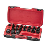 Teng 1/2"Dr 6Pt MM Std Impact Socket Set 10-32mm 22pc - T9222
