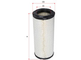 Air Filter, Fiat, Perkins, A-7003 - A-7003