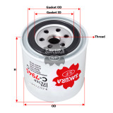 Oil Filter Kubota, C-7945 - C-7945