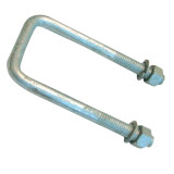U-Bolt Square 51 x 180mm M12 Galv - 3428