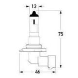 Hella Bulb HB4 12V 51W P22D Blue 9006 - CC1255CB