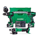 HiKOKI 36V Premium Brushless 3-Tool Kit - KC363DRBL(GRZ)