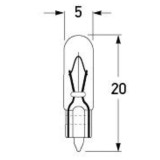 Hella Bulb Wedge 12V 2W W2X4.6D HLBL - WBL122