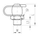 Brass Test Point M16 - 790 1615