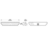 Model 260 12 - 24V ECE LED Stop, Tail,Turn,Rear Fog & Backup - 0347961