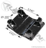 Bottom Plate-Hutch 76/96/97 Series - WT8286
