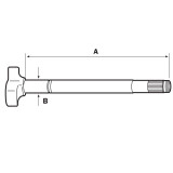 Camshaft Propar L/Loa 537mm LH - WT2031