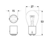 Hella Bulb P21/5W 12V 21/5W Bay15D PK10 - S1221/5VBULK