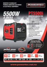Powertec Inverter Generator 5500W - PT5500I