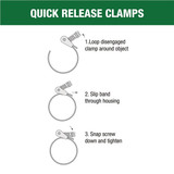 Tridon Quick Release Hose Clamp 51-176mm (10pc Pack) - QR104P