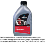 Vertex HY Brake Fluid Super DOT 4 1L - VBFDOT4/C12B1L