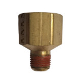 Image Brass Reducing Adaptor Female 1/4" NPT x Male 1/8" NPT - 222NPT4/2