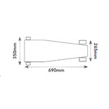Powerbuilt Low Profile Fast-Lift Floor Jack 2,300kg - JGS0683