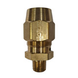 Image Brass Air Brake Hose Connector 3/8" Hose x 1/4" - 68RB-6-4