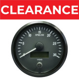 VDO SingleViu 100mm 3000RPM Tachometer - A2C3832810030