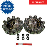 ALCOA One-Piece Chrome Hub Cover System Kit Front 10x 285.75 - 088100S