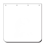 Mudflap Polyflex 24 x 24'' - Black/White - PF2424