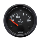 VDO Elec Temp Gauge - Engine Oil - 12V 50-150°C - 310-010-015