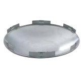 Hub Cap 8 5/8 - Clip-On Chrome 6 Notch - HC-F219C-F