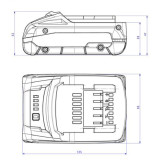 Metabo 18V 4.0Ah LiHD Battery - 4.0LiHD
