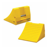 Urethane Mining Wheel Chock 280H x 384W x 381L Yellow - MC3009