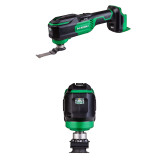 HiKOKI 18V Brushless OIS Multi Tool - Bare Tool - CV18DA(G4Z)